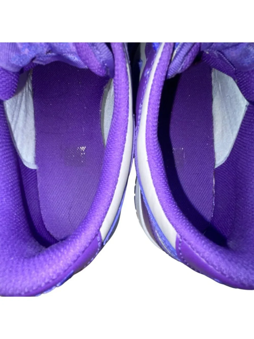 Nike Youth Wild Grape & Persian Violet Dunk Low Retro Athletic Sneakers Size 6Y